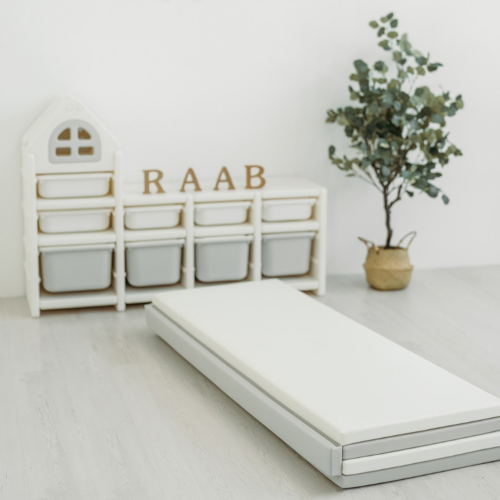 RaaB Family™ Baby SEAMLESS Playmat Toddler Premium Folding Mat 4CM Thick 160 x 231 x 4 cm