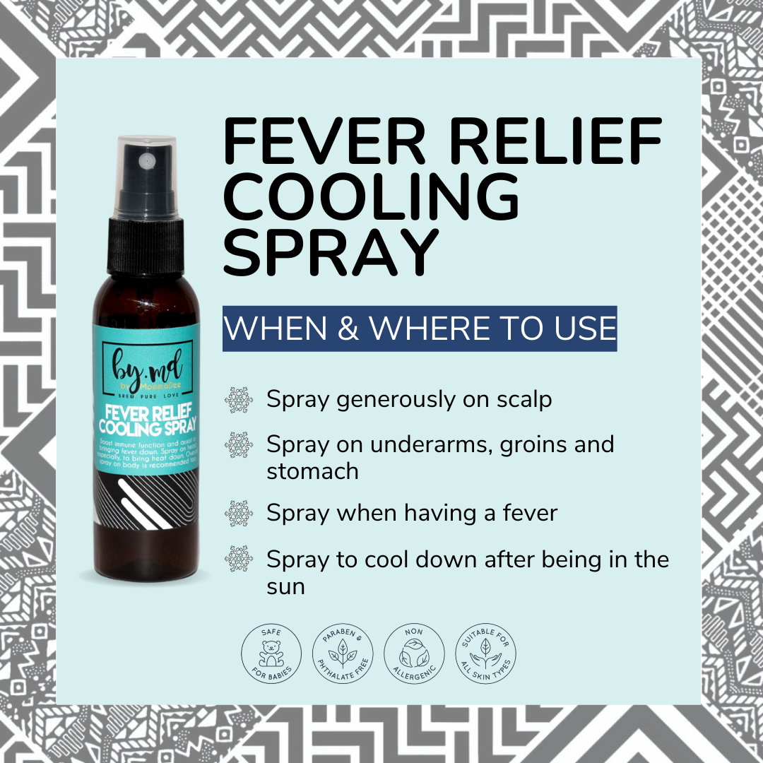 ByMommaDee Fever Relief Cooling Spray, 60ml