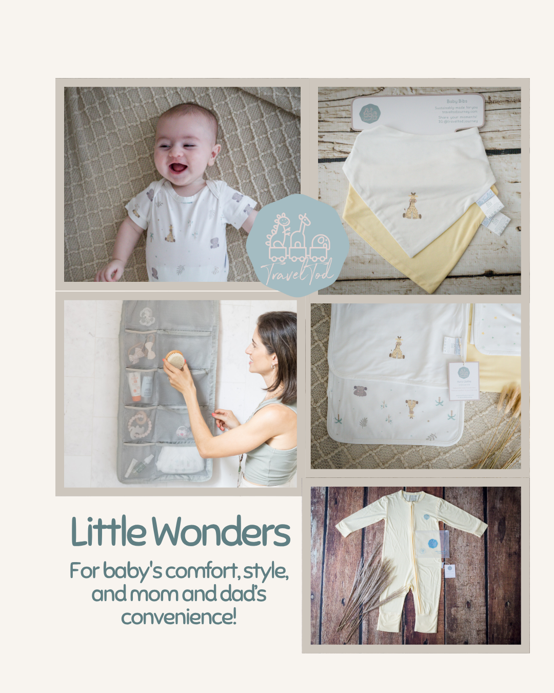 TravelTod Little Wonders, A Parent and Baby Gift Set
