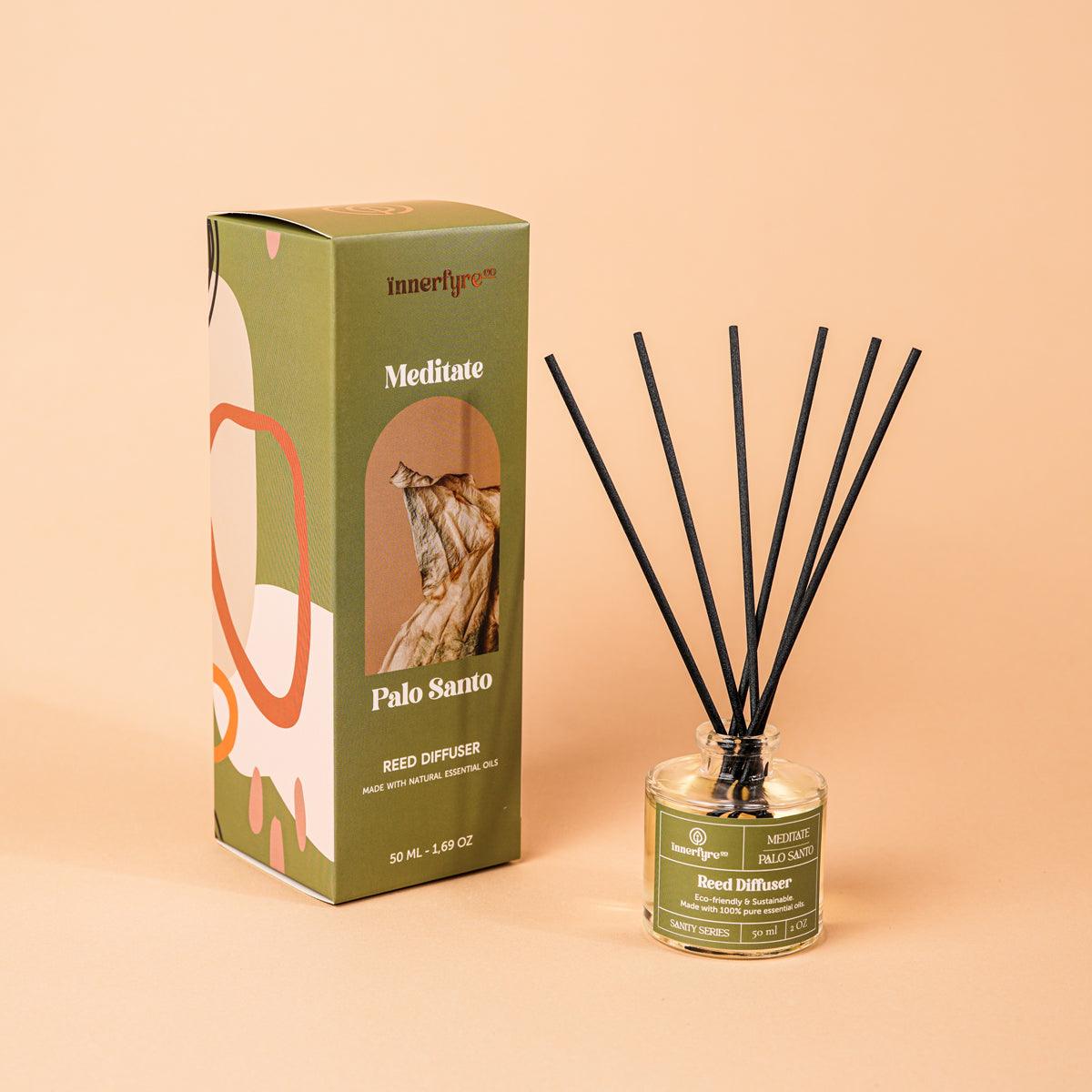 Innerfyre Meditate - Palo Santo Reed Diffuser
