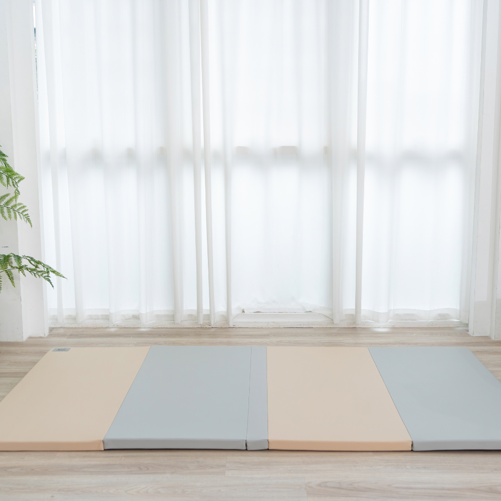 RaaB Family™ Baby SEAMLESS Playmat Toddler Premium Folding Mat 4CM Thick 127 x 231 x 4 cm