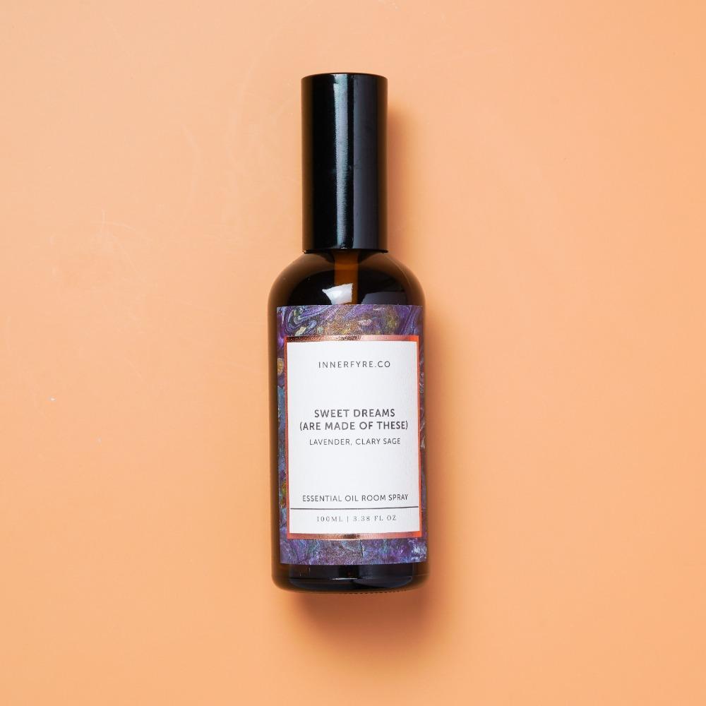 Innerfyre Sweet Dreams: Lavender & Clary Sage Essential Oil Spray