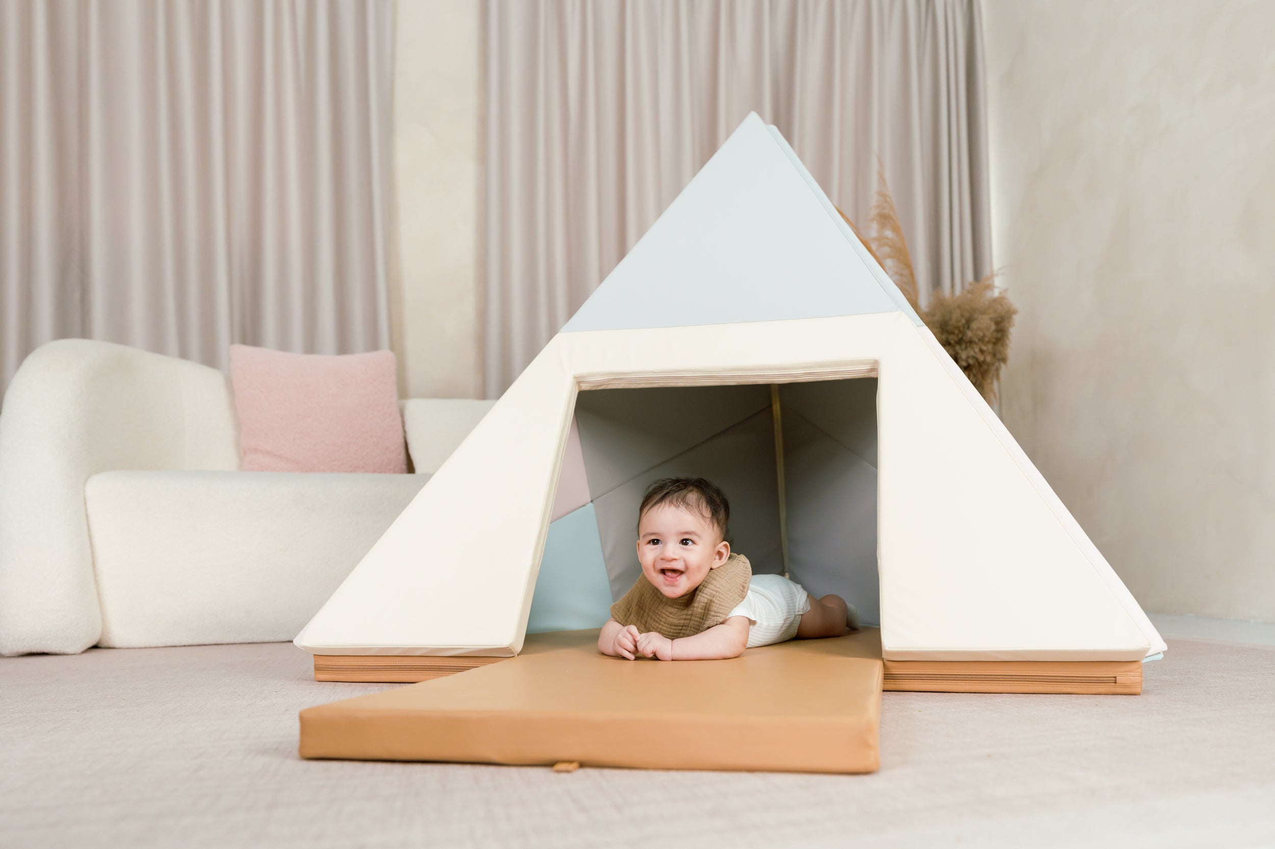 RaaB Family™ 3 in 1 Canoe Tent Play Mat Unique Transforming Activity Play Mat