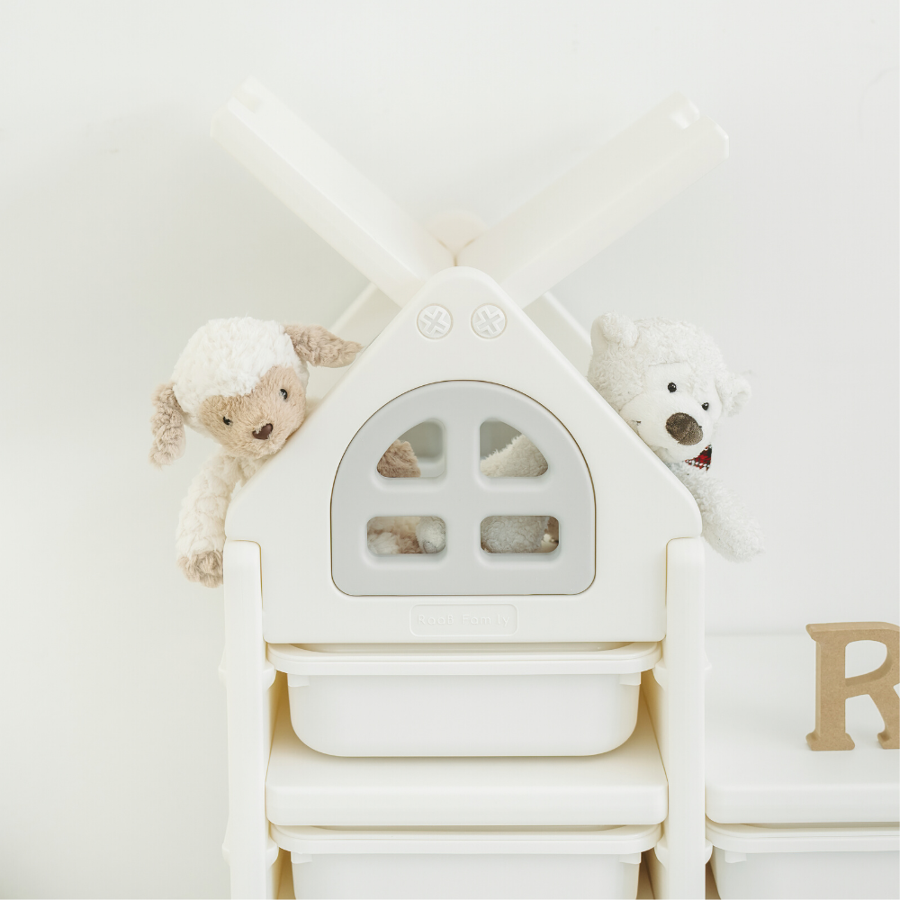 RaaB Family™ HOUSE Kids Storage Cabinet Toy Storage Organiser