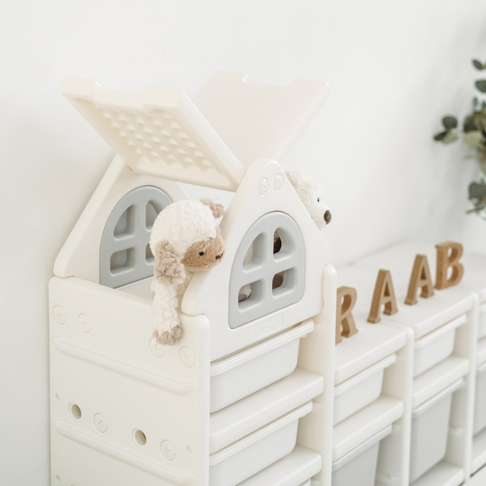 RaaB Family™ HOUSE Kids Storage Cabinet Toy Storage Organiser