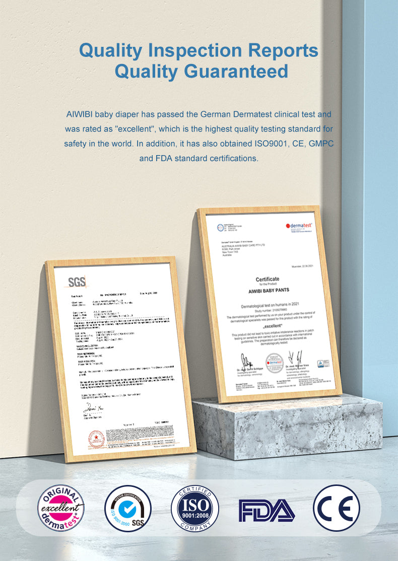 Aiwibi Natural Premium Medium Pack Diaper Pants