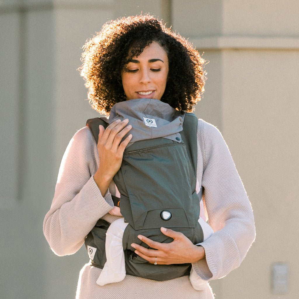 Hugpapa Dial-Fit Classic 3-in-1 Hip Seat Baby Carrier + Infant Insert