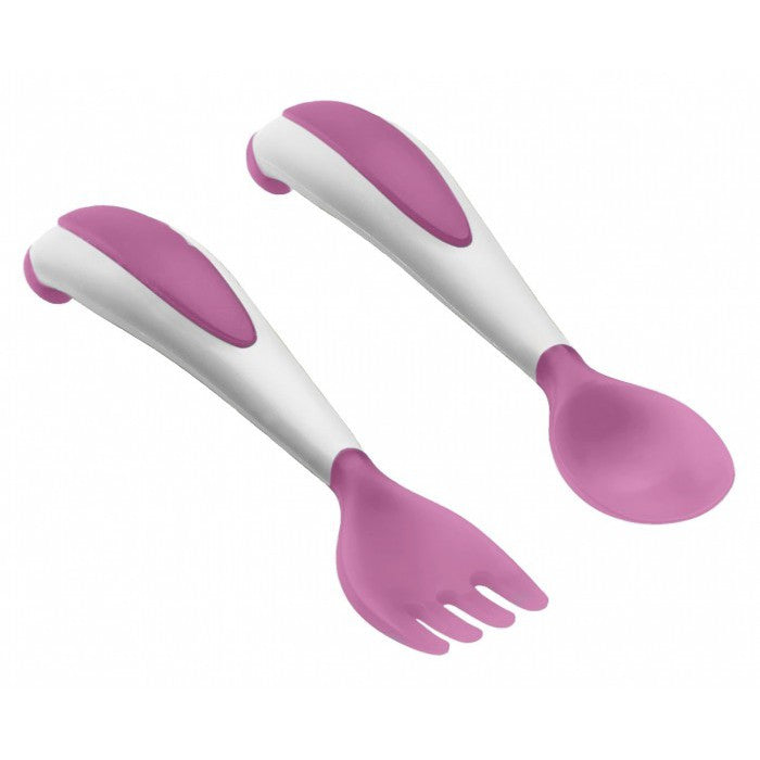 Thermobaby Ergonomic Fork & Spoon Set