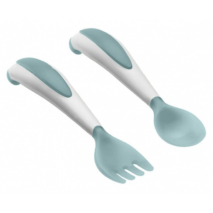 Thermobaby Ergonomic Fork & Spoon Set
