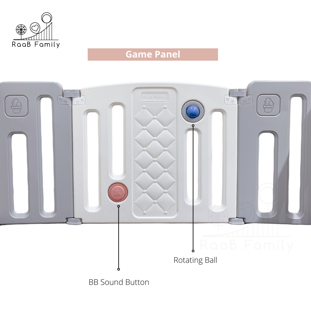 RaaB Family™ Taller Height PURE Series Foldable Playpen Play Yard