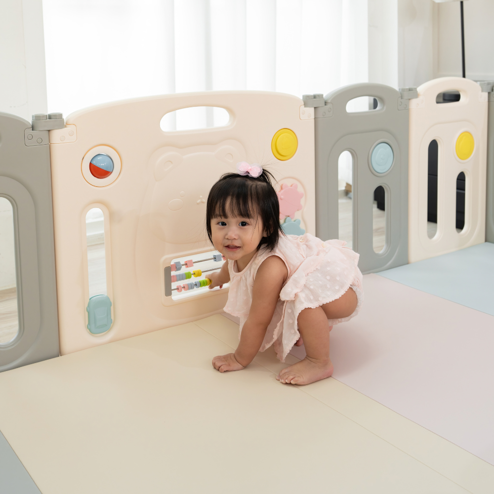 RaaB Family™ Denser & Heavier RACCOON Series Foldable Playpen Play Yard