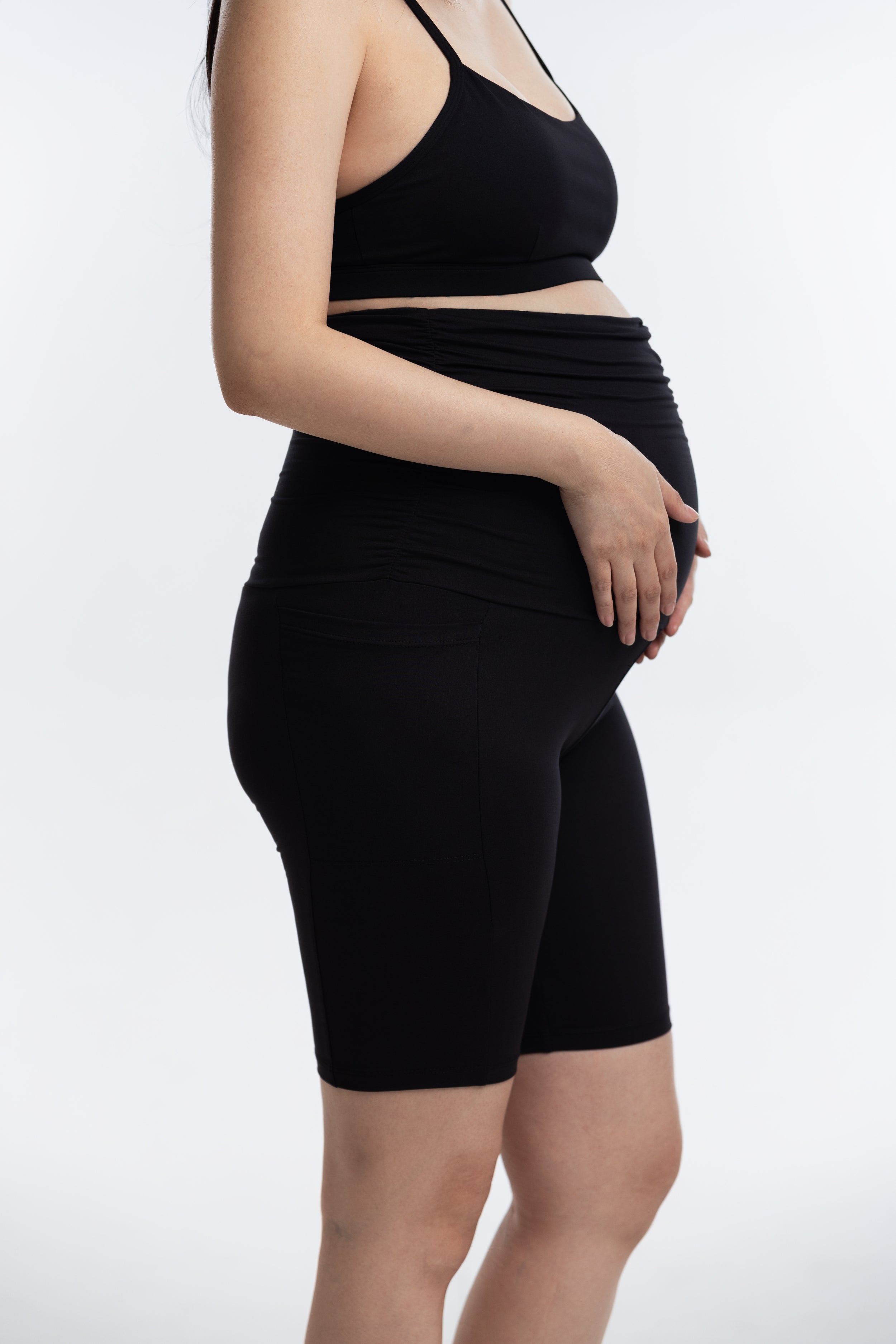 CradleNest MamaEase Maternity Biker Shorts