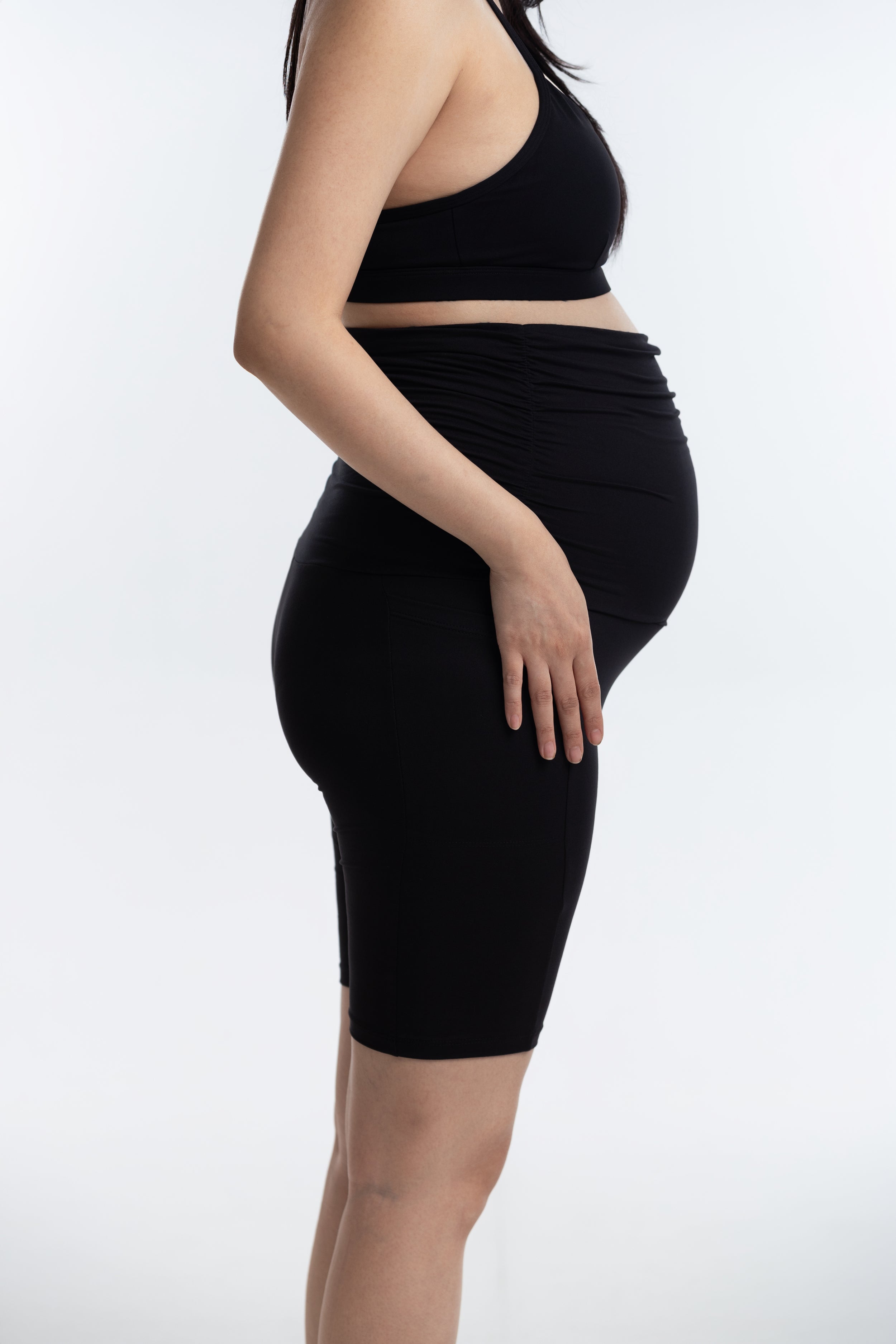 CradleNest MamaEase Maternity Biker Shorts