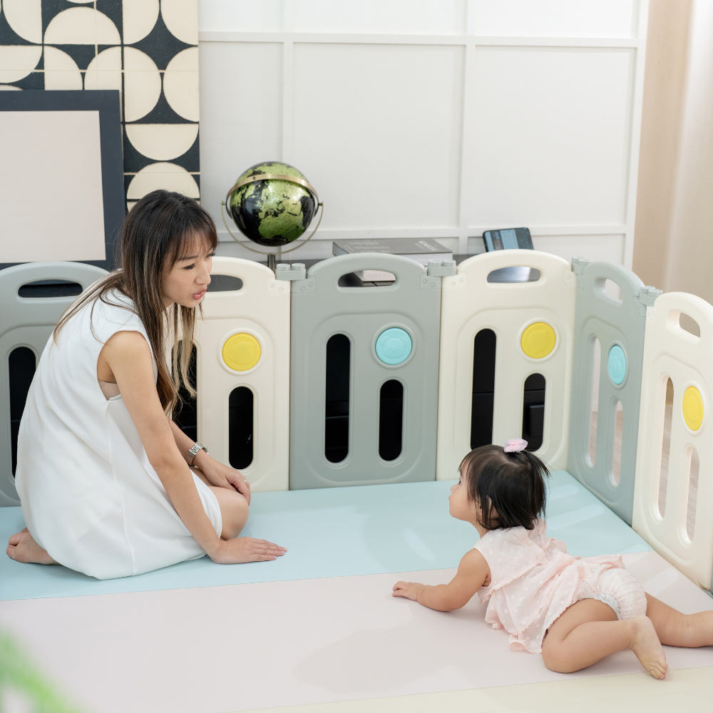 RaaB Family™ Denser & Heavier RACCOON Series Foldable Playpen Play Yard