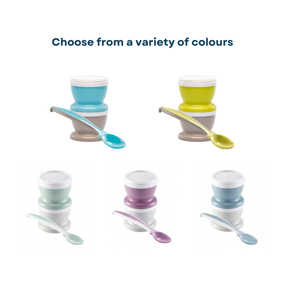 Thermobaby Baby Food Storage Jars & Soft Spoon