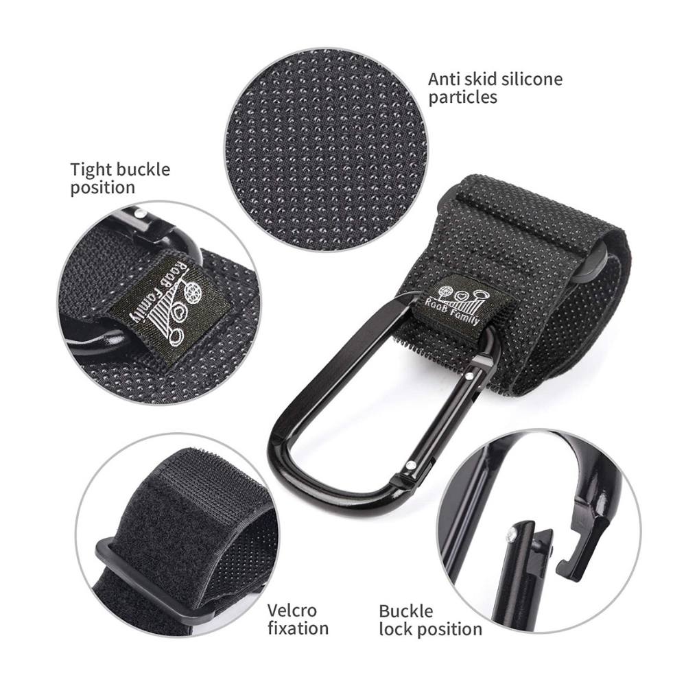 RaaB Family™ 2 pcs Quality Stroller Pram Hooks
