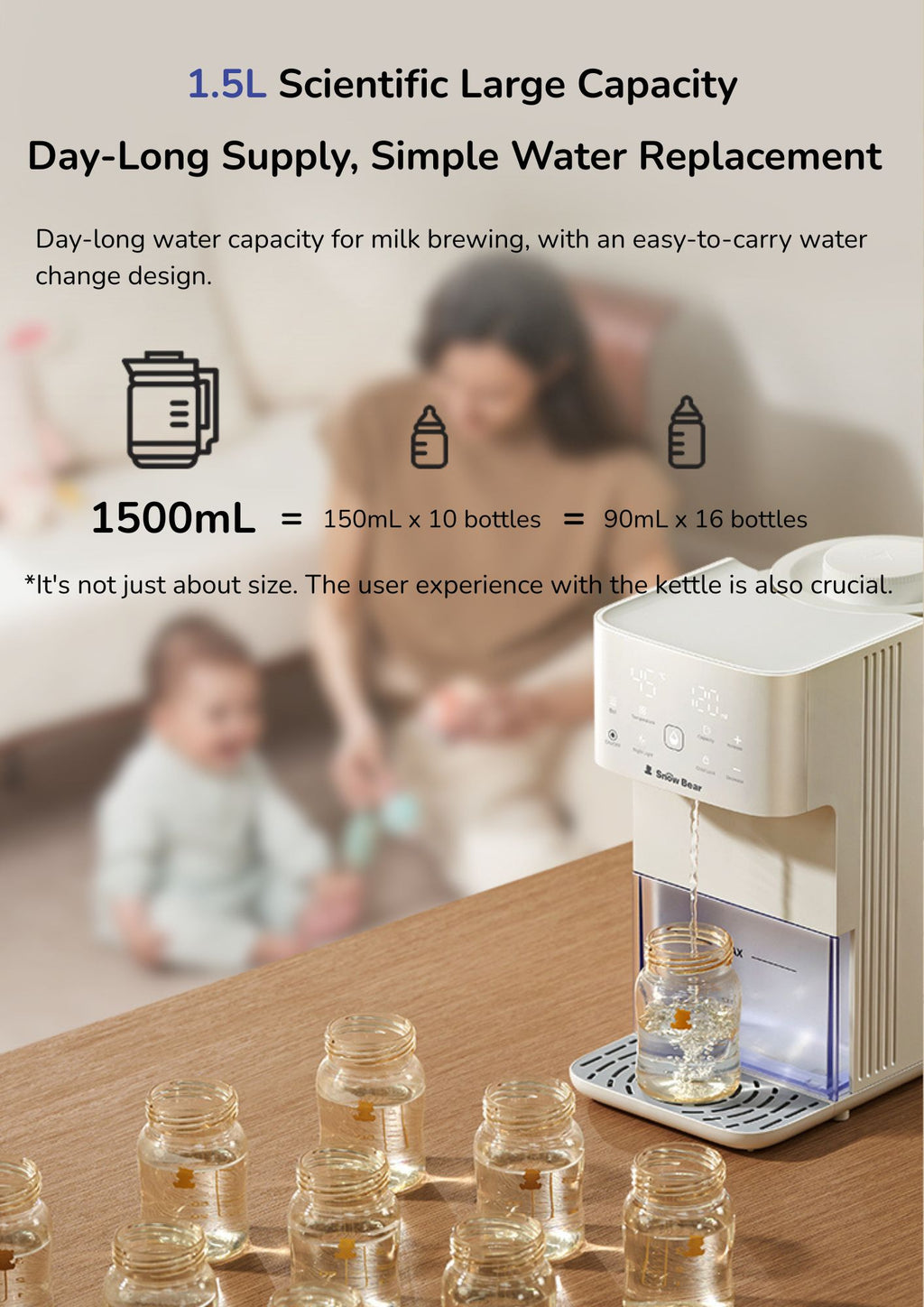 Snow Bear Smart Water Kettle - 1.5L