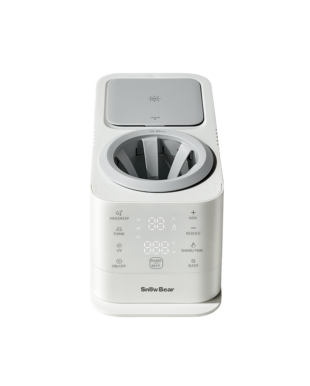 Snow Bear 5 in 1 Milk Shaker, Baby Bottle Warmer and UV steriliser (UK) 3 Pin Plug with Safety Mark