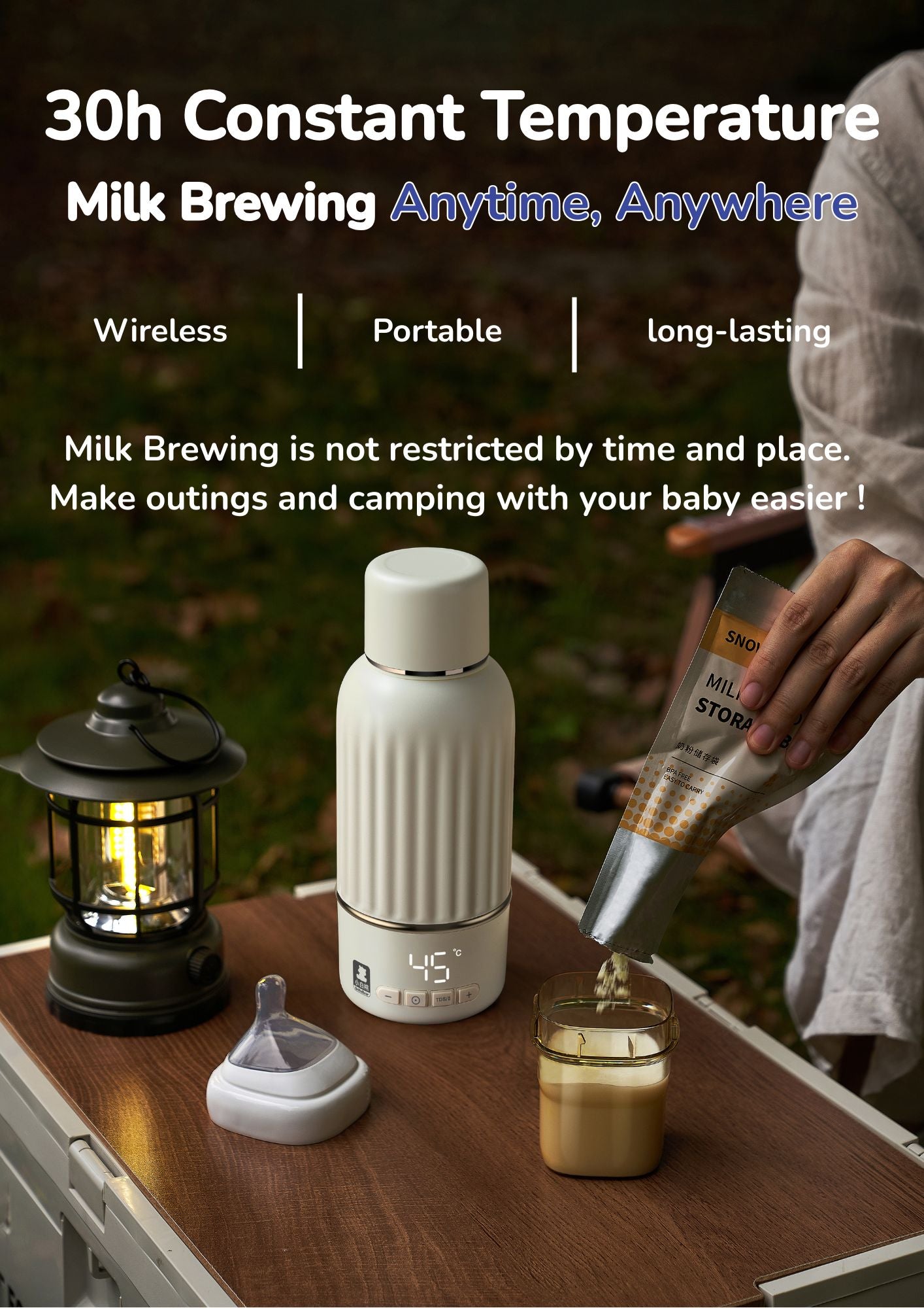 Snow Bear Smart Water Bottle (500ml)