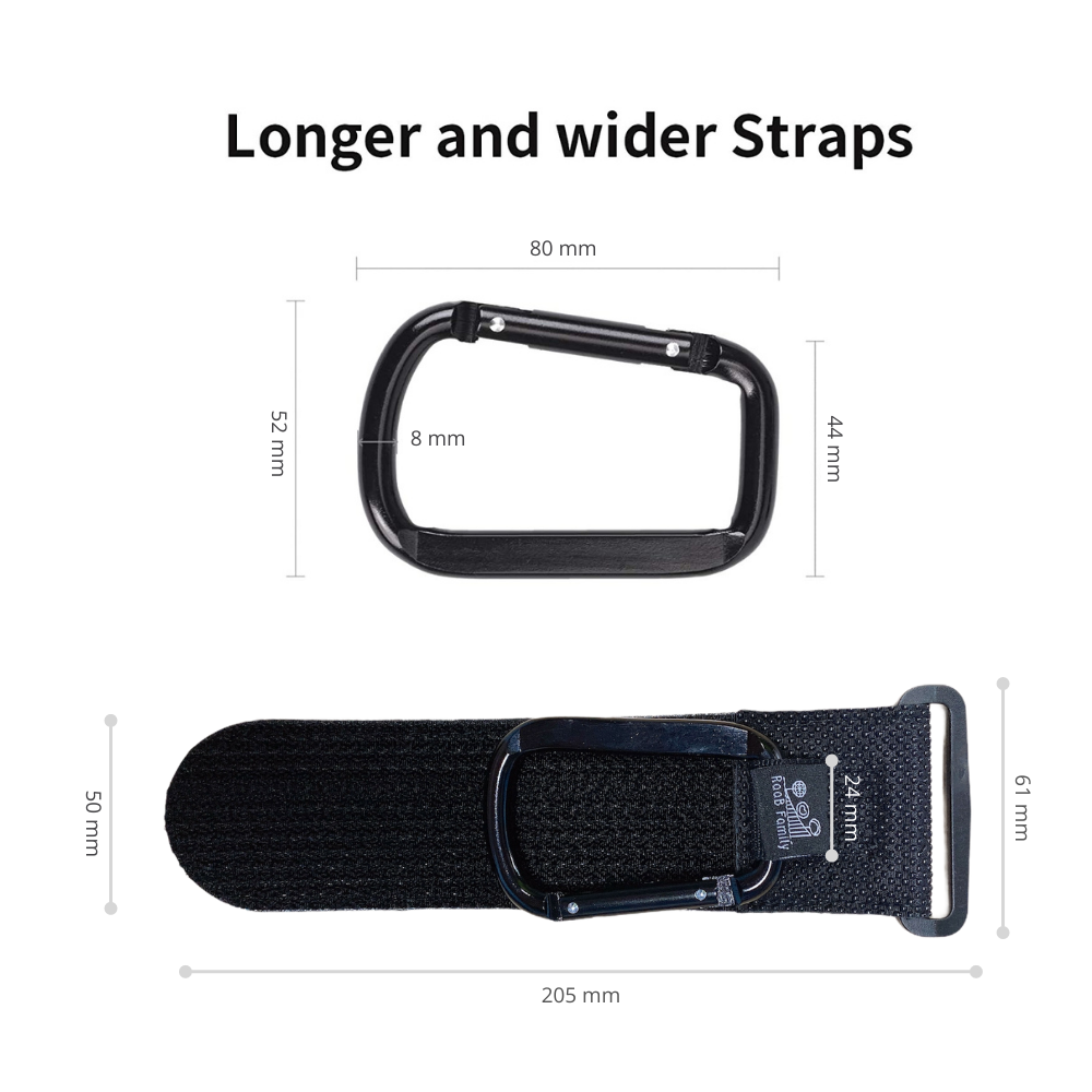 RaaB Family™ 2 pcs Quality Stroller Pram Hooks