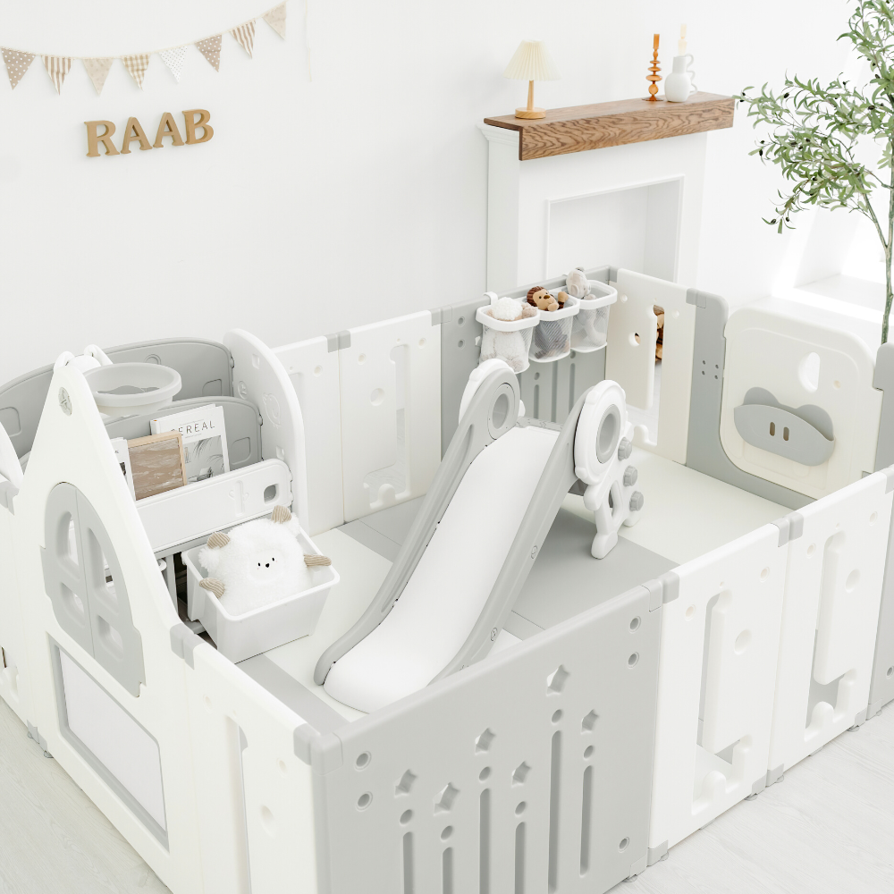 RaaB Family™ REVERIE Series Baby Playpen HOUSE Kids Play Yard Play Fence