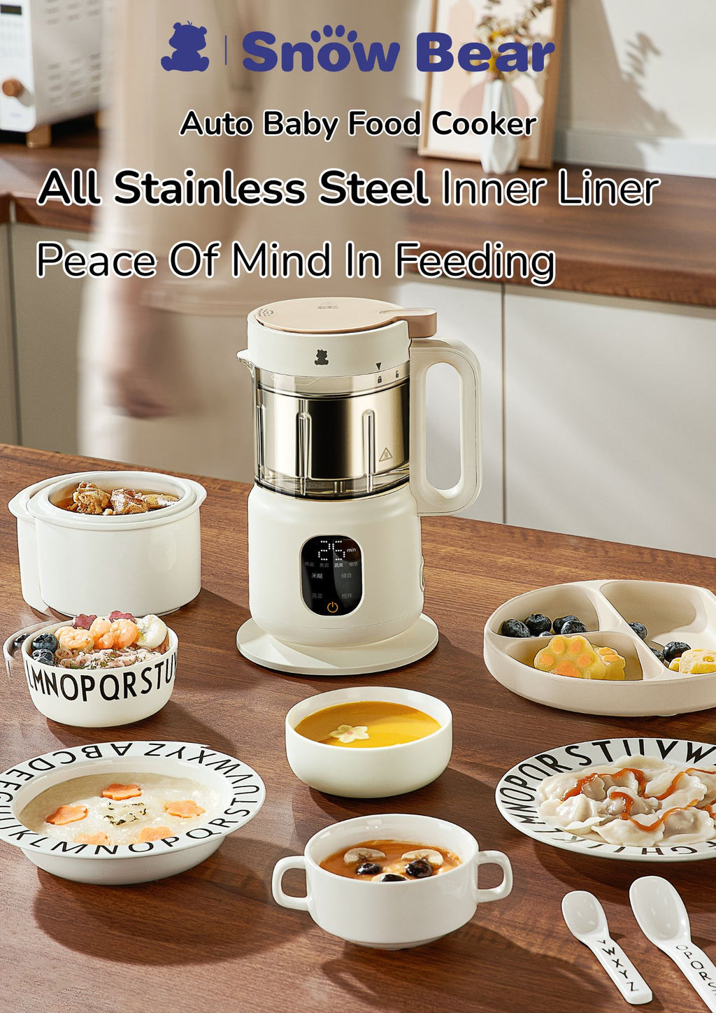 Snow Bear Auto Food Baby Cooker