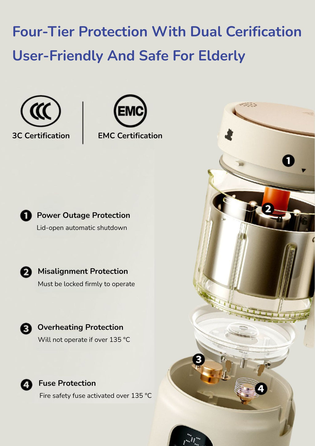 Snow Bear Auto Food Baby Cooker