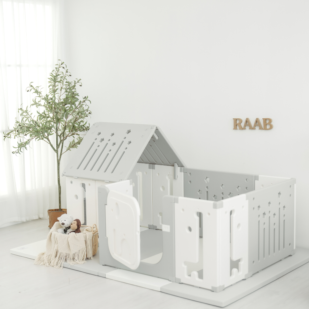 RaaB Family™ REVERIE Series Baby Playpen HOUSE Kids Play Yard Play Fence