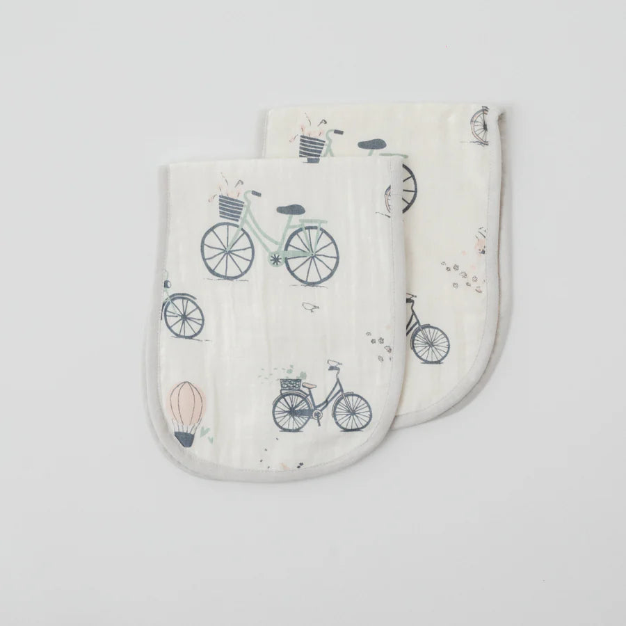 SARVA Organic Muslin Burp Cloth (Set of 2)