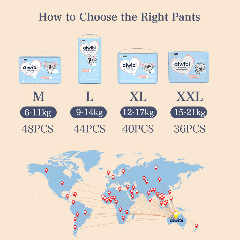 Aiwibi Comfy Dry Premium Diaper Pants