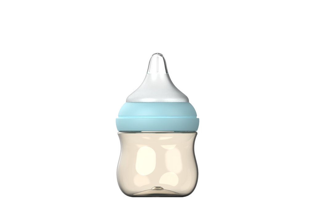 Aiwibi Premium Newborn Bottle Heat Resistant PPSU Air Valve Anti-Choking Reduces Flatulence (120ml/ 4oz)