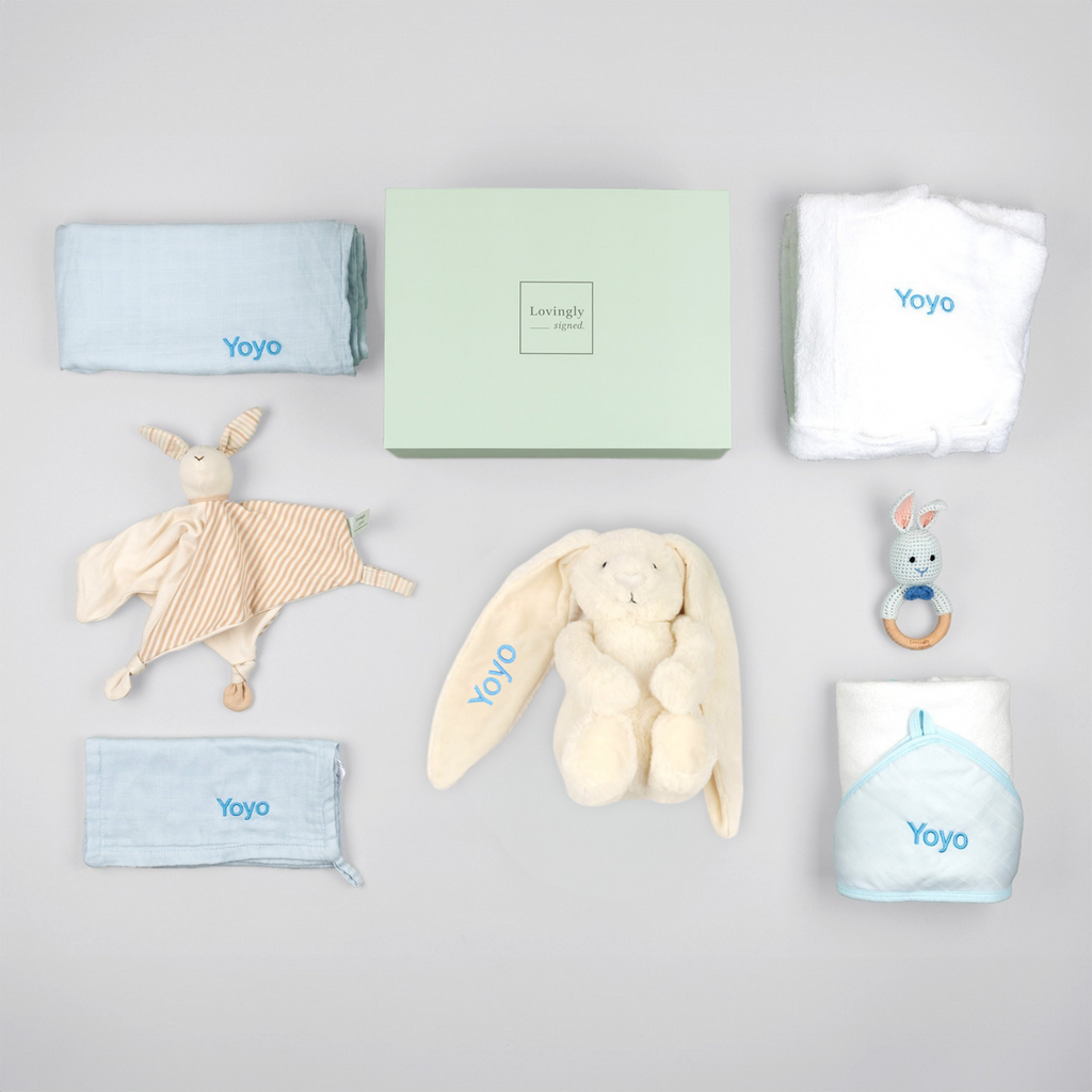 Lovingly Signed Bamboo Bunny Bliss Gift Set