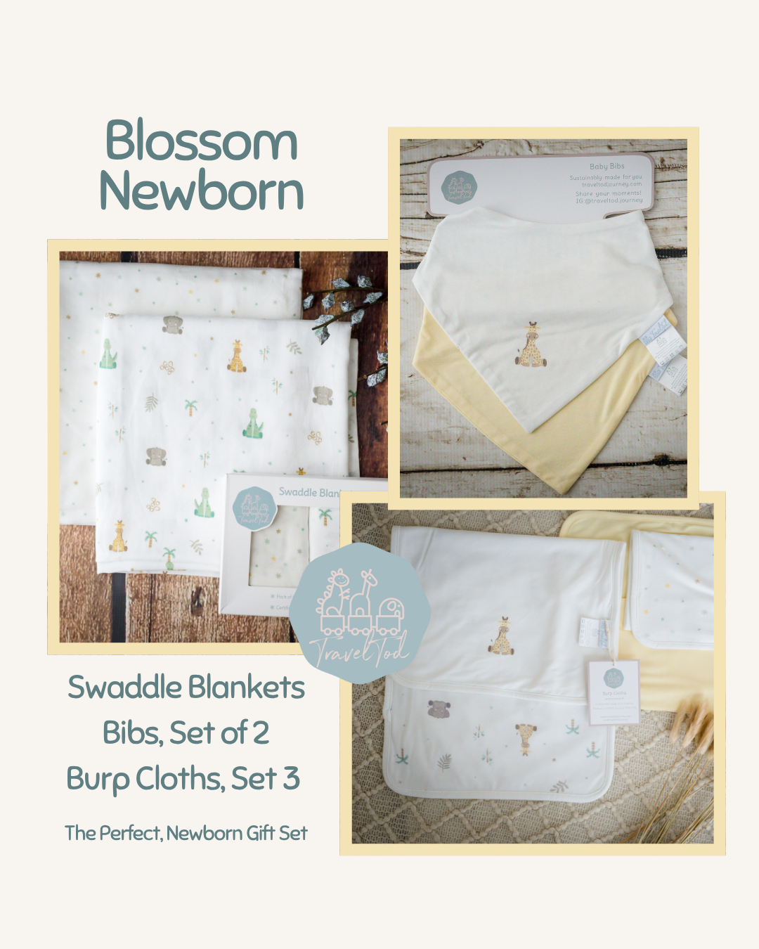 TravelTod Blossom Newborn Gift Set
