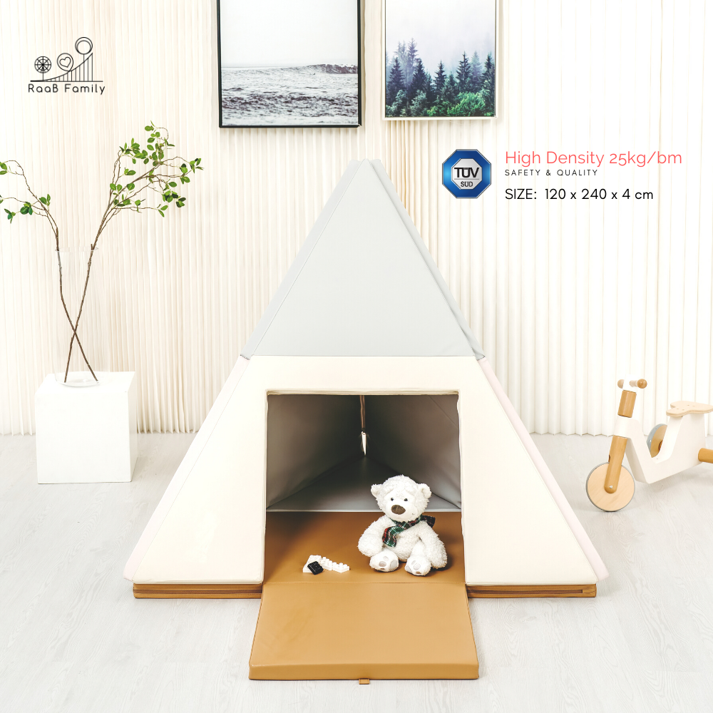 RaaB Family™ 3 in 1 Canoe Tent Play Mat Unique Transforming Activity Play Mat