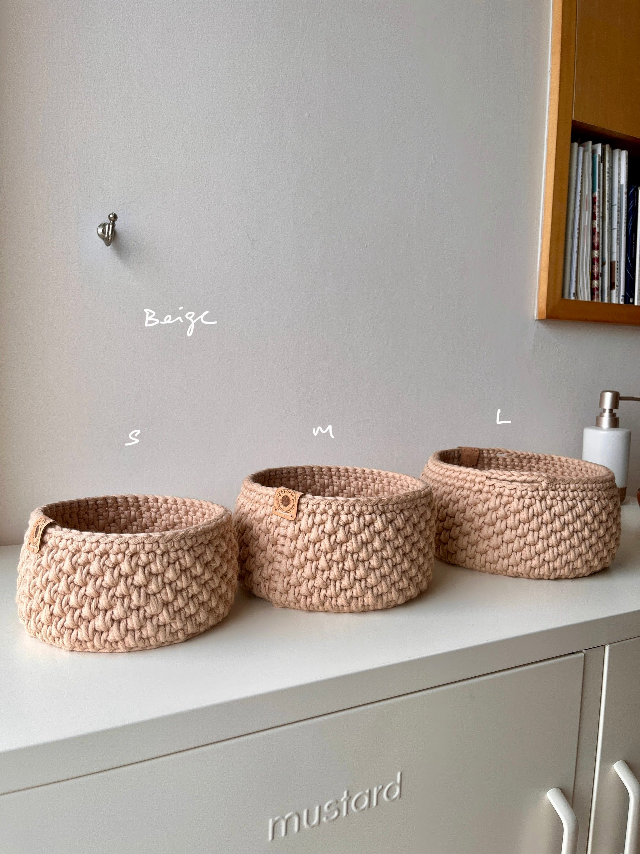 byiroiro Crochet Storage Basket
