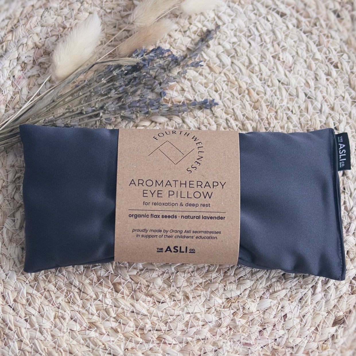 FourthWellness Lavender Flaxseed Eye Pillow