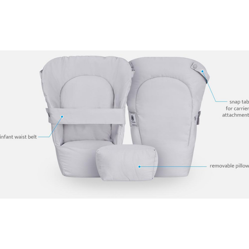 Hugpapa Dial-Fit Classic 3-in-1 Hip Seat Baby Carrier + Infant Insert