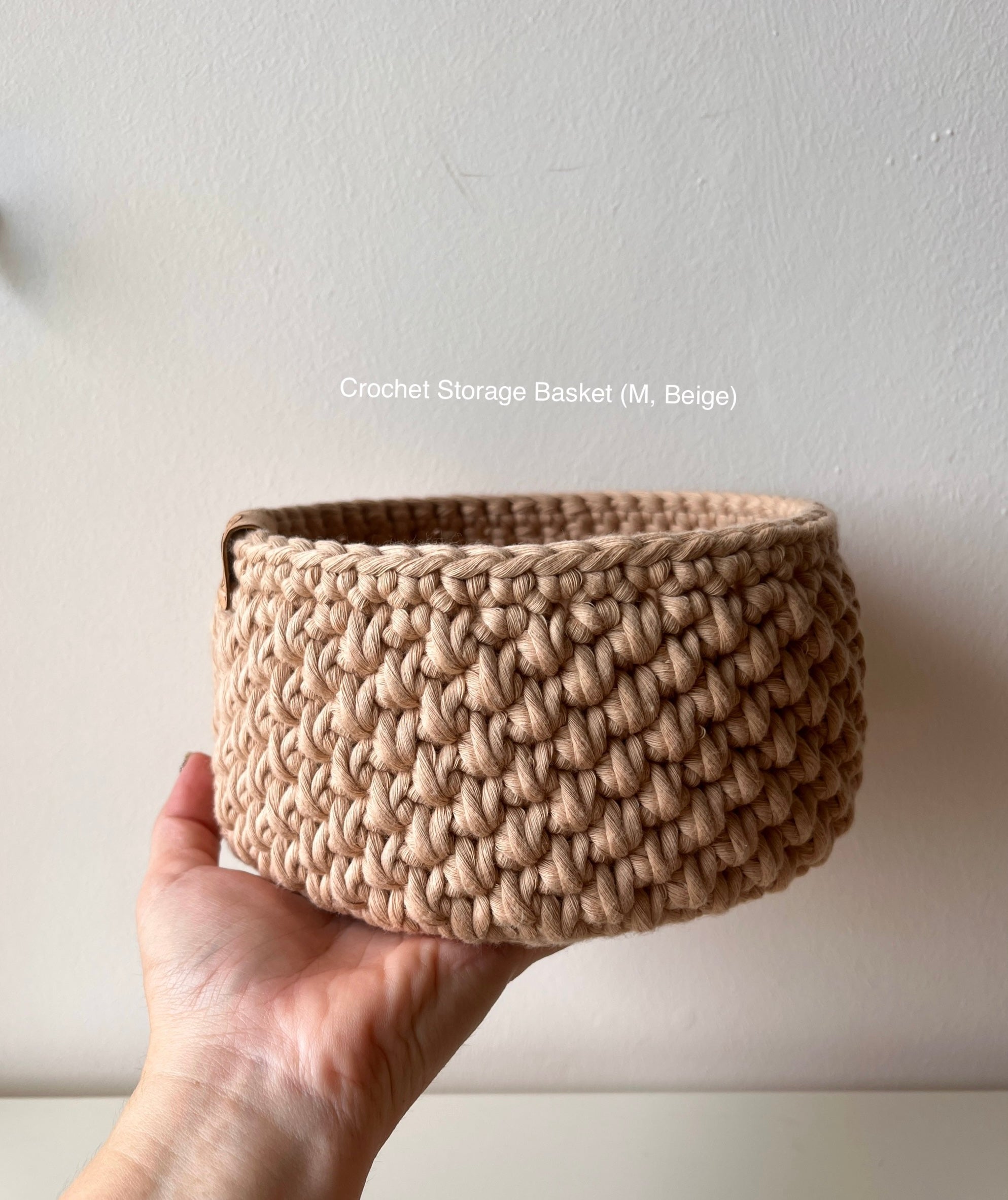 byiroiro Crochet Storage Basket