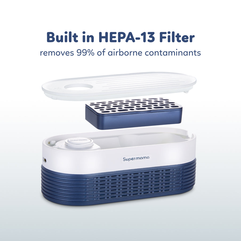 Supermama Lab AirPury | Portable Air Purifier