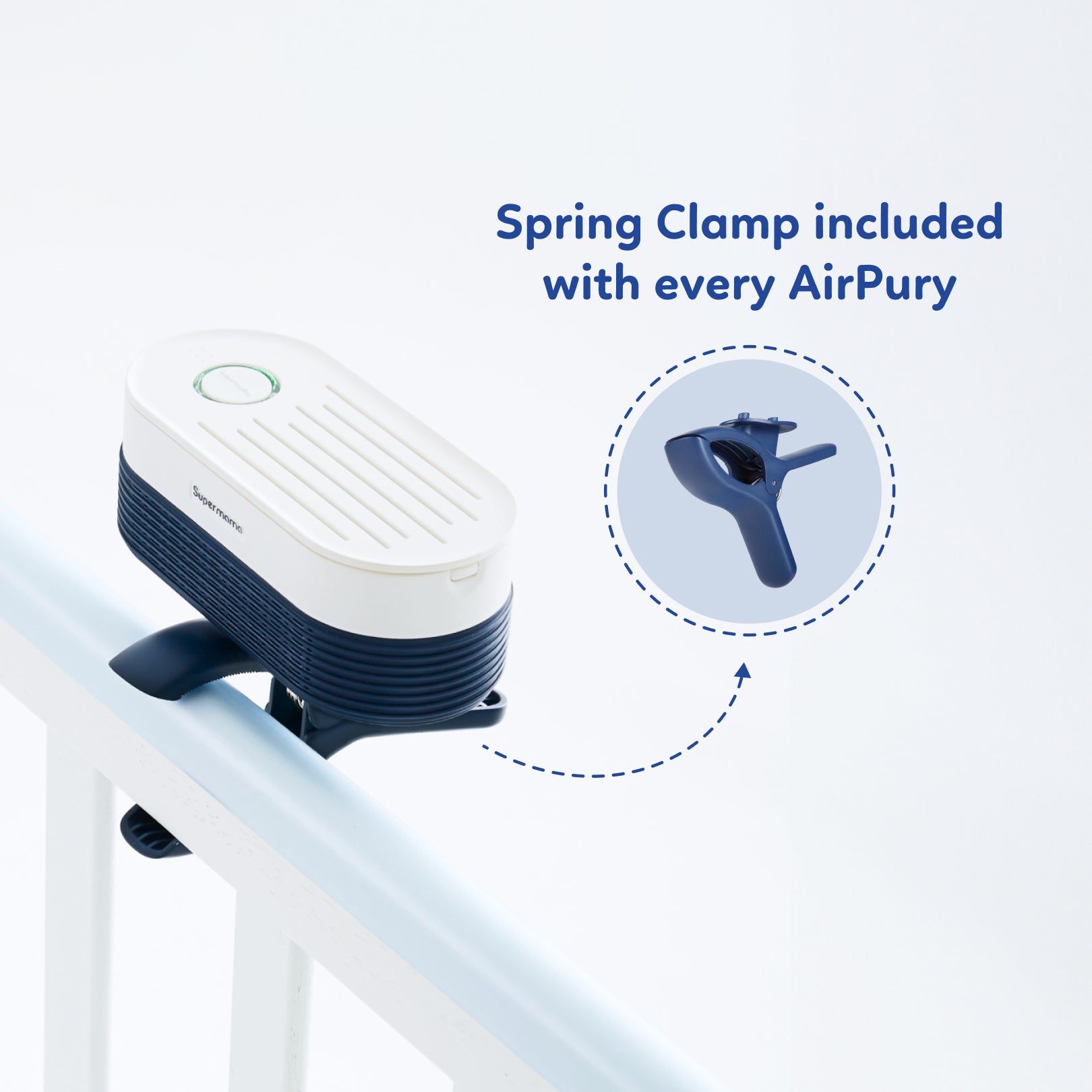 Supermama Lab AirPury | Portable Air Purifier