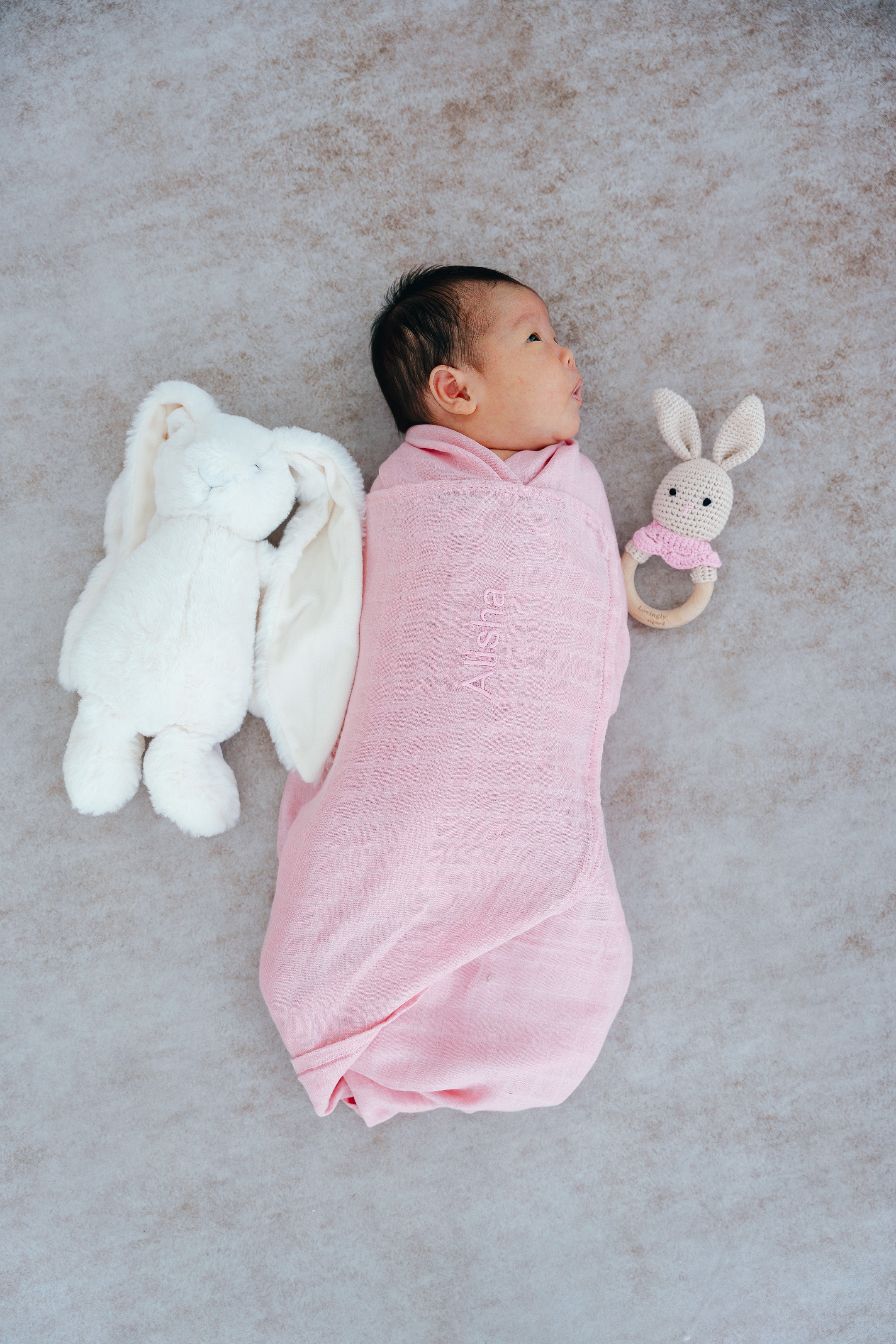 Lovingly Signed Bamboo Bunny Bliss Gift Set