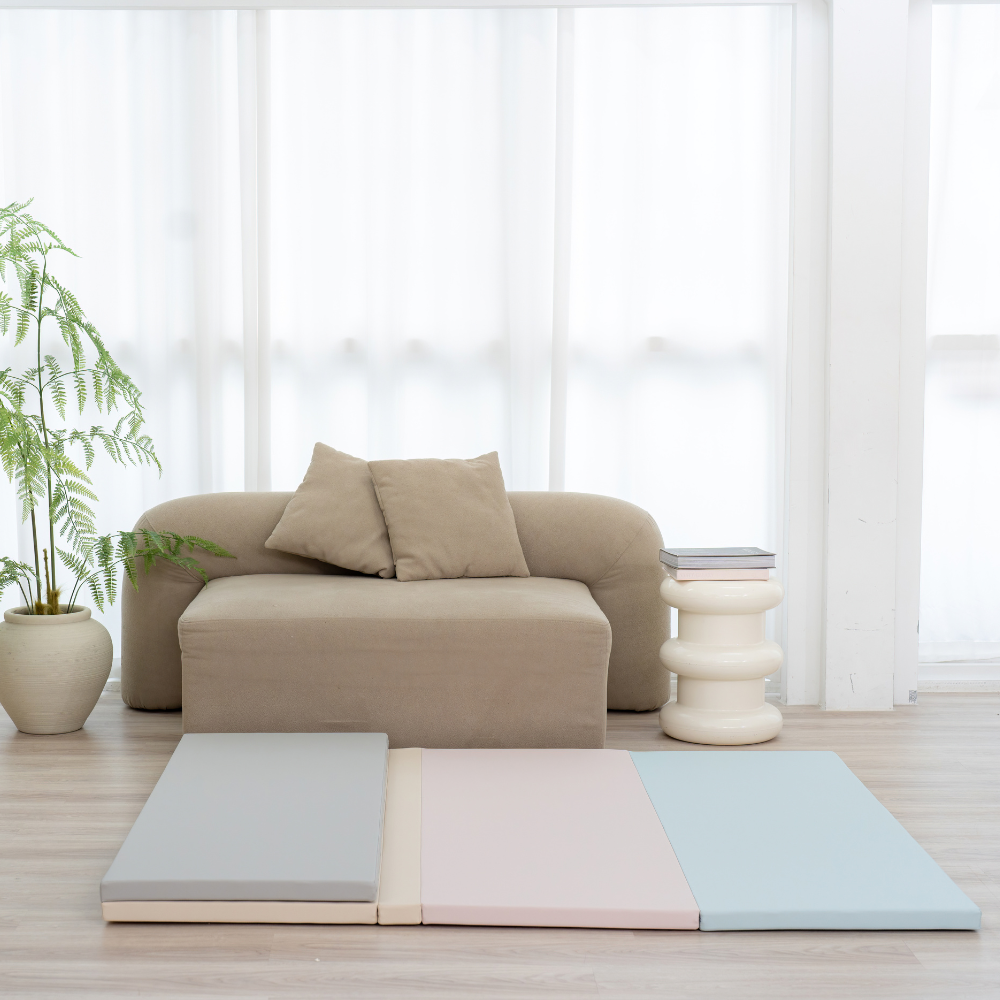 RaaB Family™ Baby SEAMLESS Playmat Toddler Premium Folding Mat 4CM Thick