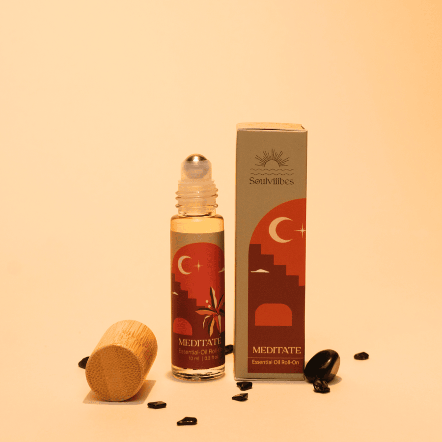 Innerfyre Meditate Essential Oil Roll On (Palo Santo, Sandalwood)