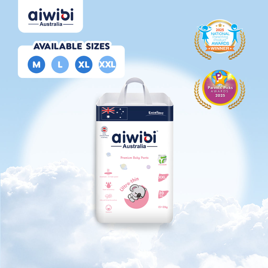 Aiwibi Natural Premium Medium Pack Diaper Pants