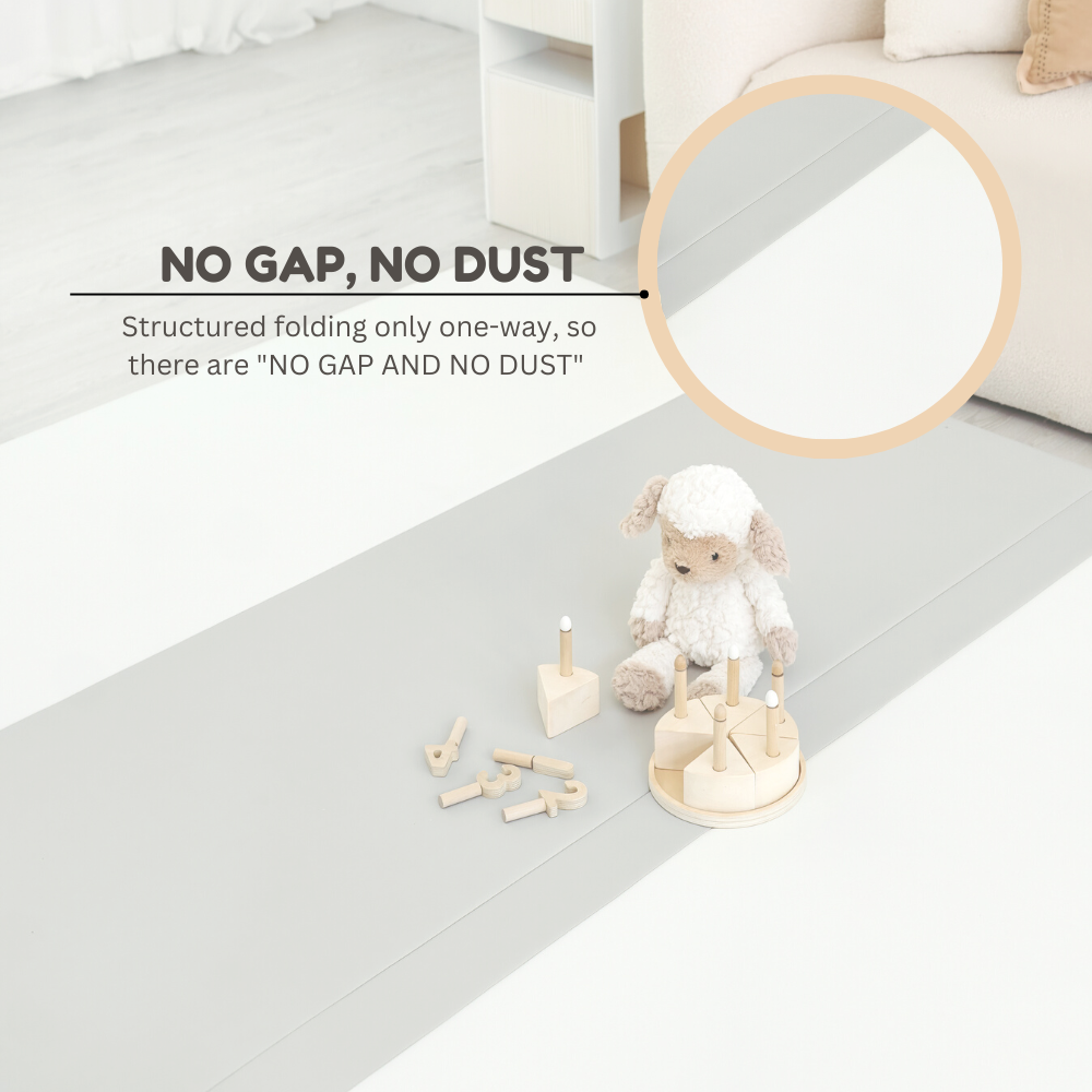 RaaB Family™ Baby SEAMLESS Playmat Toddler Premium Folding Mat 4CM Thick 127 x 165 x 4 cm