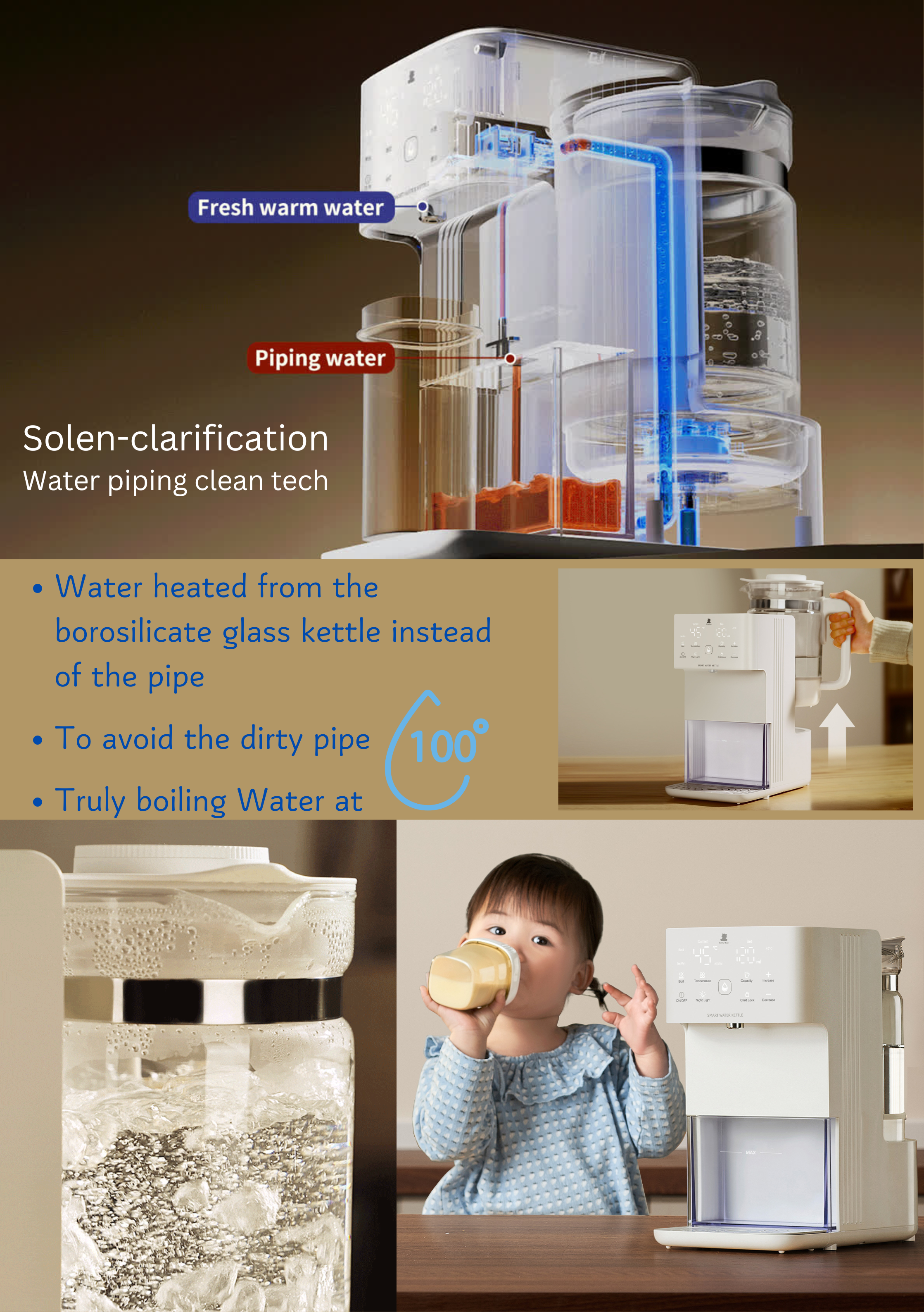 Snow Bear Smart Water Kettle - 1.5L