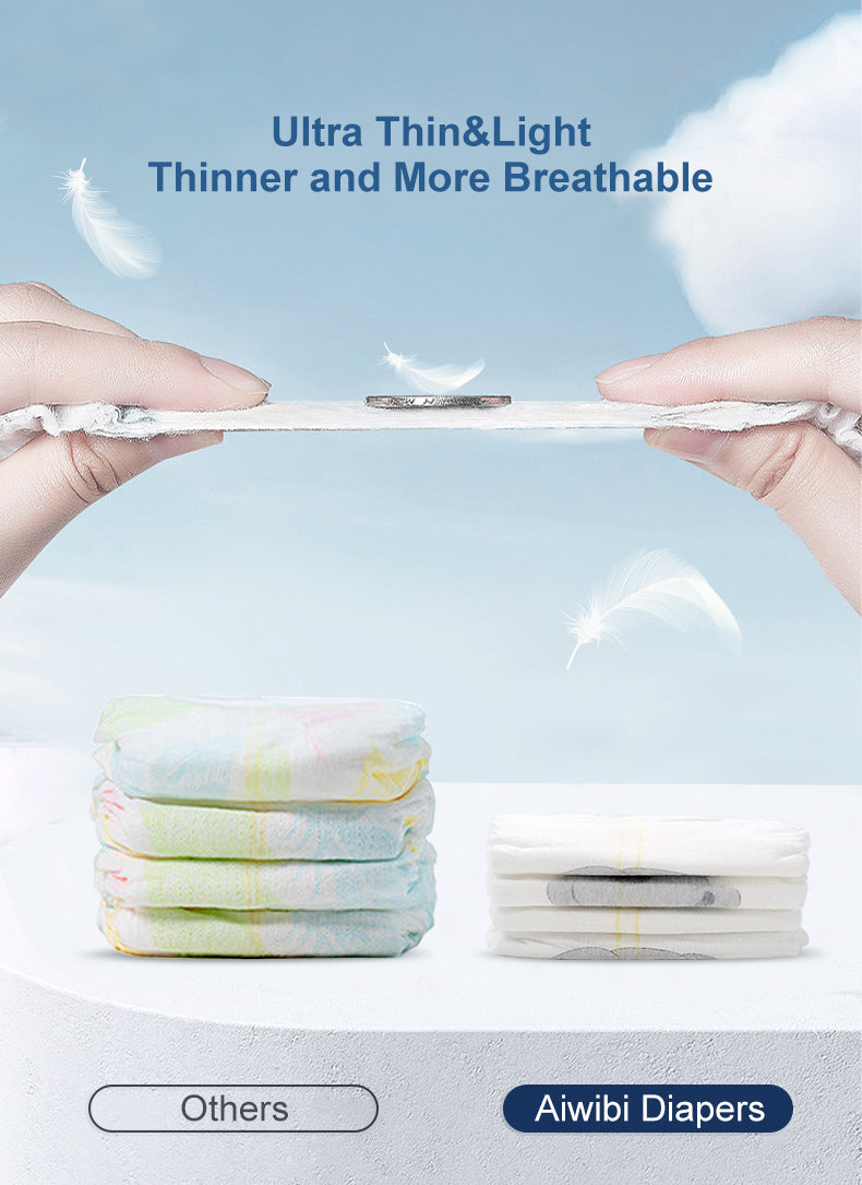 Aiwibi Natural Premium Night Taped Diapers
