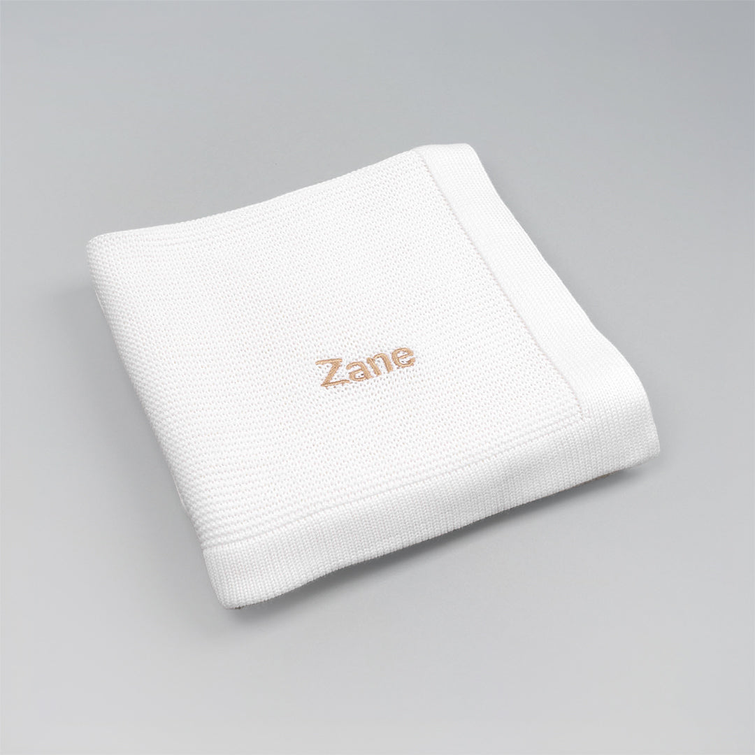 Lovingly Signed Bamboo Cellular Blanket