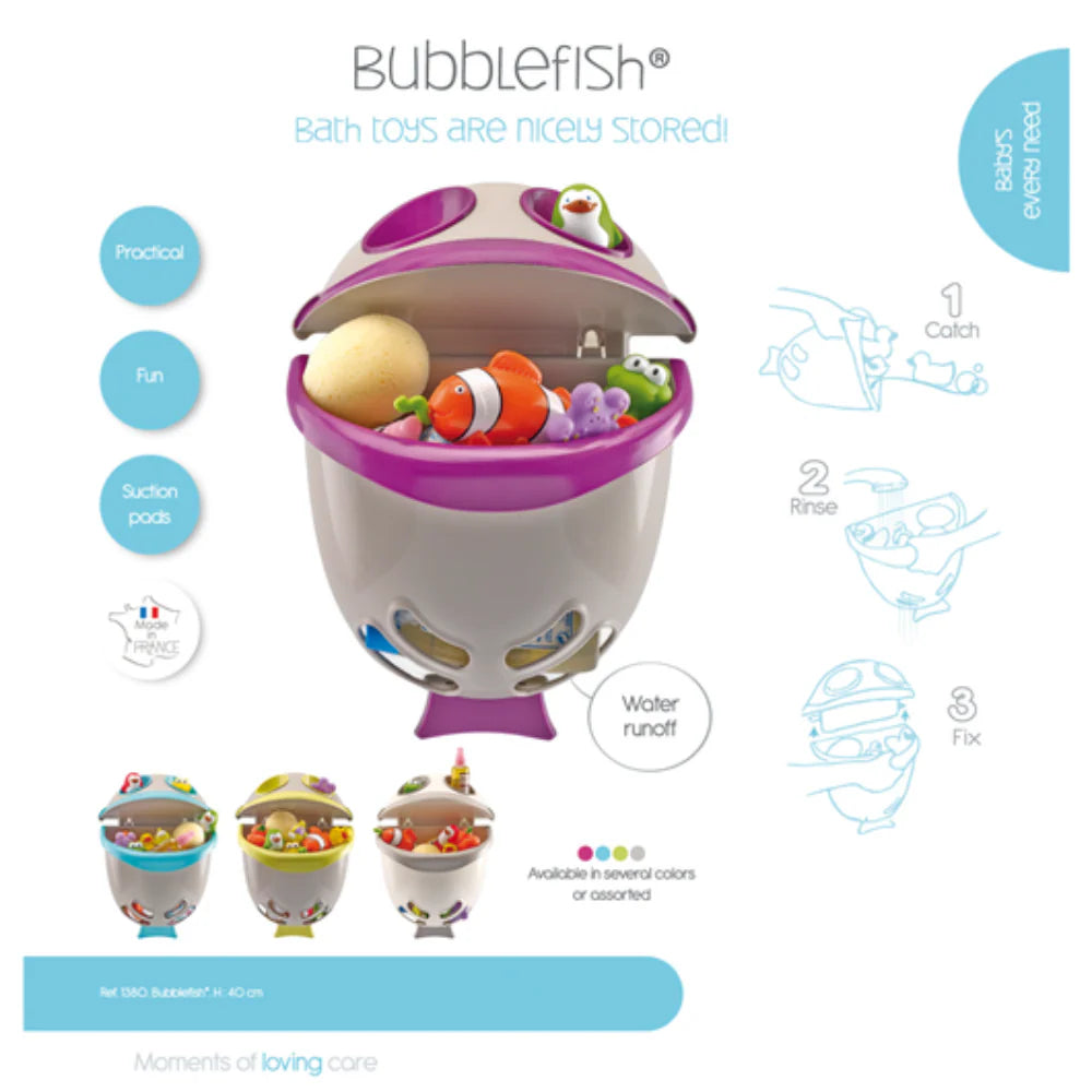 Thermobaby Bubble Fish Bath Toy Storage