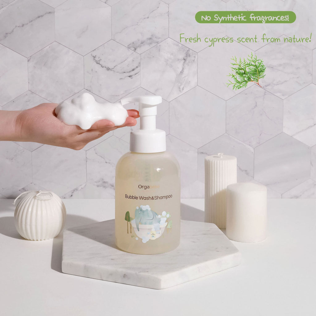 Orgabebe Bubble wash & Shampoo (50mL | 500mL)